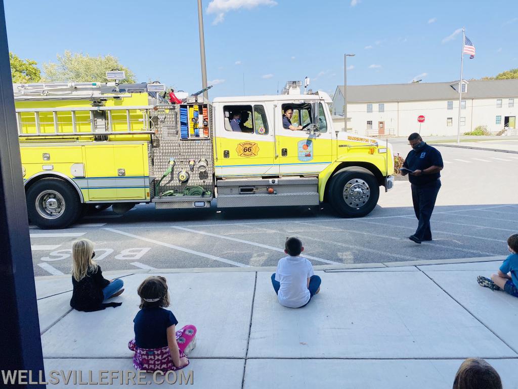 Fire Prevention Day 2020 at Wellsville Elementary School